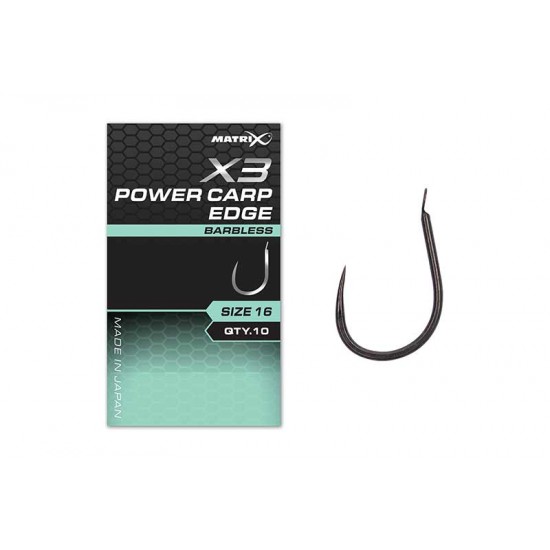 Carlige Matrix - X3 Power Carp Edge Barbless nr. 14 Carlige Matrix - X3 Power Carp Edge Barbless nr. 14